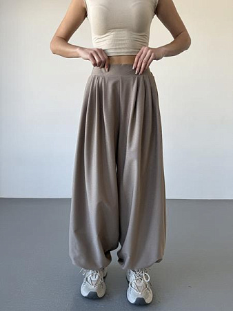 Штаны Спорт Arina 1710 beige - делук