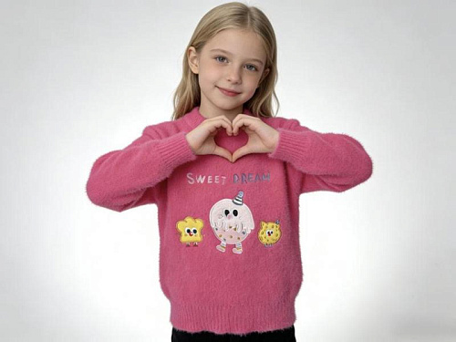 Свитер Yalisi 389 pink - делук