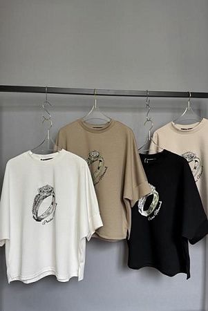 Футболка Karon 710 beige - делук