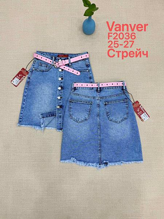 Юбка Vanver F2036 l.blue - делук