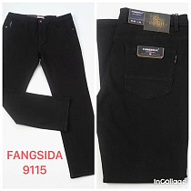 Джинсы Fangsida 9115 black - делук