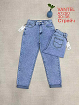 Джинсы Vanver A7250 l.blue - делук