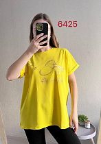 Футболка Fsn 6425 yellow - делук
