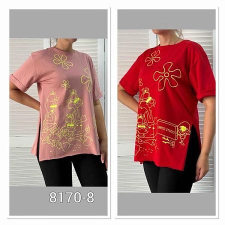 Футболка Mmc Clothes 8170-8 pink - делук