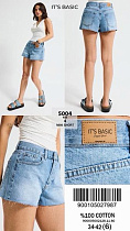 Шорты Jeans Club 5004-4S6-4 l.blue - делук