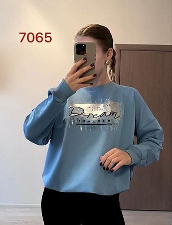 Свитер Fsn 7065 l.blue - делук