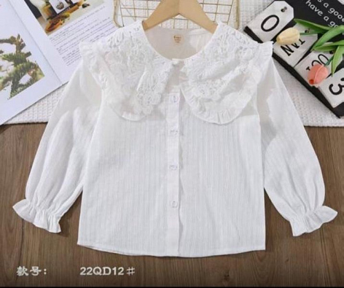 Блузка Meloria 22QD12 white - делук