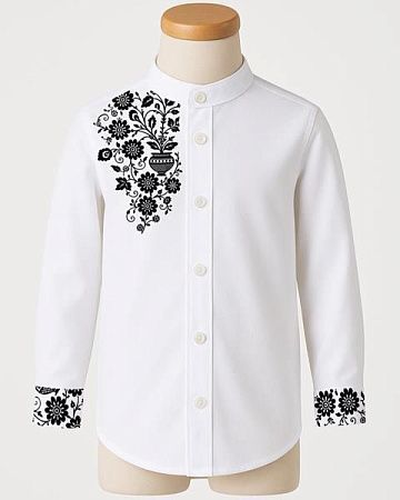 Вышиванка Miki Maki MM272 white - делук