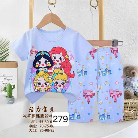 Пижама Фунтик 279-2 l.blue - делук