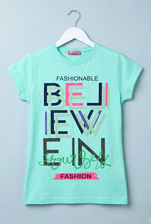 Футболка Dino DN574 l.blue - делук