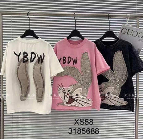 Футболка Delfinka XS58 pink - делук