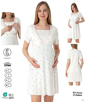 Ночнушка Cotpark 13764 white - делук