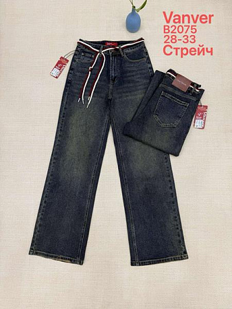 Джинсы Vanver B2075 navy - делук