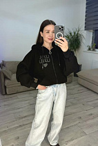 Кофта Спорт S.Style 51 black - делук