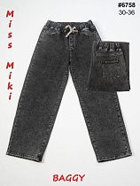 Джинсы Immei 6758 black - делук