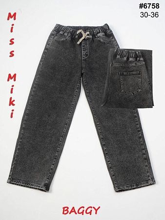 Джинсы Immei 6758 black - делук