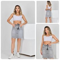 Юбка Lady N 830 grey - делук