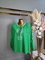 Блузка No Brand 23017 green - делук
