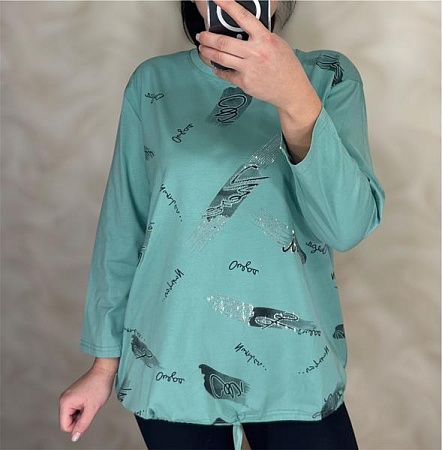 Свитер Levisha 27081 l.blue - делук