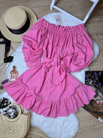 Платье Arina 1606 pink - делук