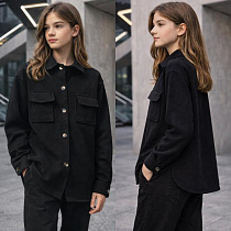 Рубашка Karolina KR429 black - делук