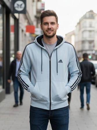 Кофта Спорт Delviago DL629 l.blue - делук