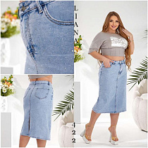Юбка Liana Denim 422 l.blue - делук