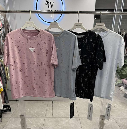 Футболка Saint Wish 5703 mix - делук