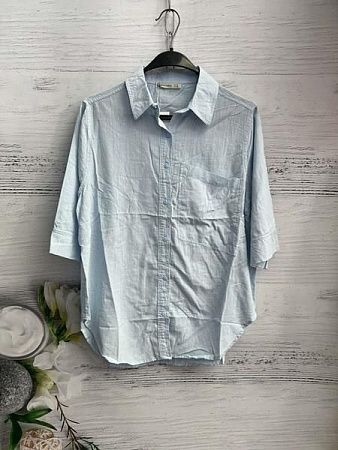 Рубашка New Season 8576 l.blue - делук