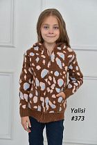 Кофта Yalisi 373 brown - делук