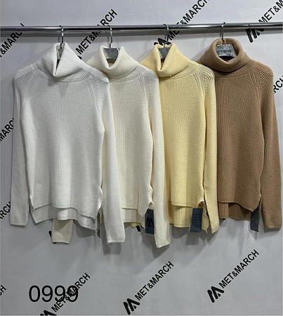 Свитер Met&March 0999 d.beige - делук