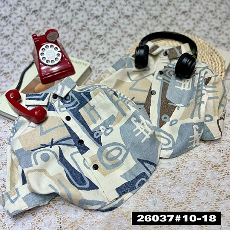 Рубашка Meloria 26037 brown - делук