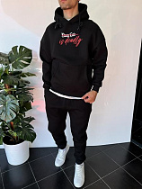 Худи Three Black 2319 black - делук