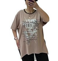 Футболка Elena&Vika 25318 brown Футболка Elena&Vika 25318 brown - делук