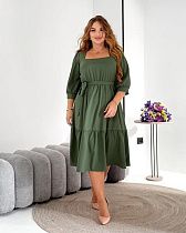 Платье Deliv 589 green - делук