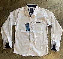 Рубашка No Brand 32459 white - делук