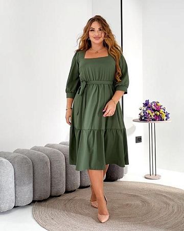 Платье Deliv 589 green - делук