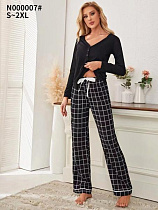 Пижама Brilliant B000007 black - делук