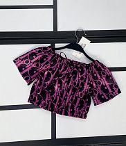 Топ Kosmy 578 black-pink - делук