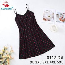 Ночнушка Saimeiqi 6118-2 black - делук