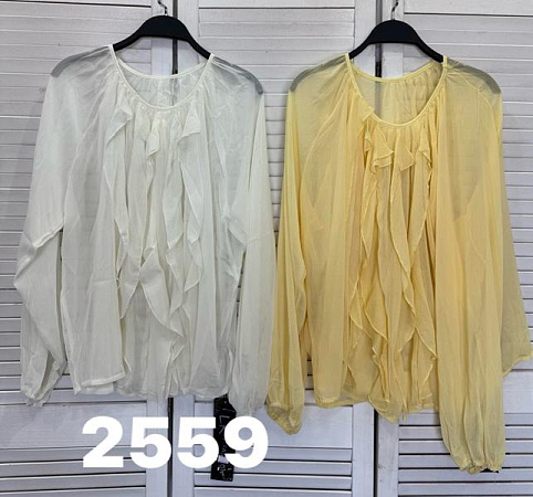 Блузка Divo 2559 white - делук