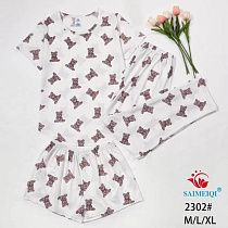 Пижама Saimeiqi 2302 white - делук
