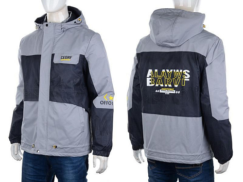 Куртка M7 8885 grey - делук