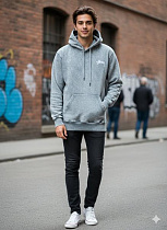 Худи Moranny MR722 grey - делук