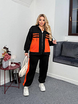 Костюм Спорт Seven Zikina 940 black-orange - делук