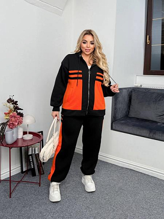 Костюм Спорт Seven Zikina 940 black-orange - делук