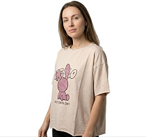 Футболка Fsn 7178 beige - делук