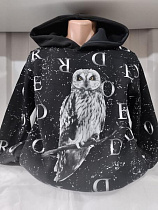 Худи Panda 1420 black - делук