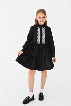 Платье Moda School 7272 black - делук