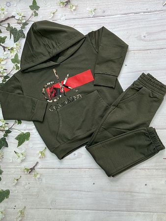 Костюм Спорт No Brand 954 khaki - делук